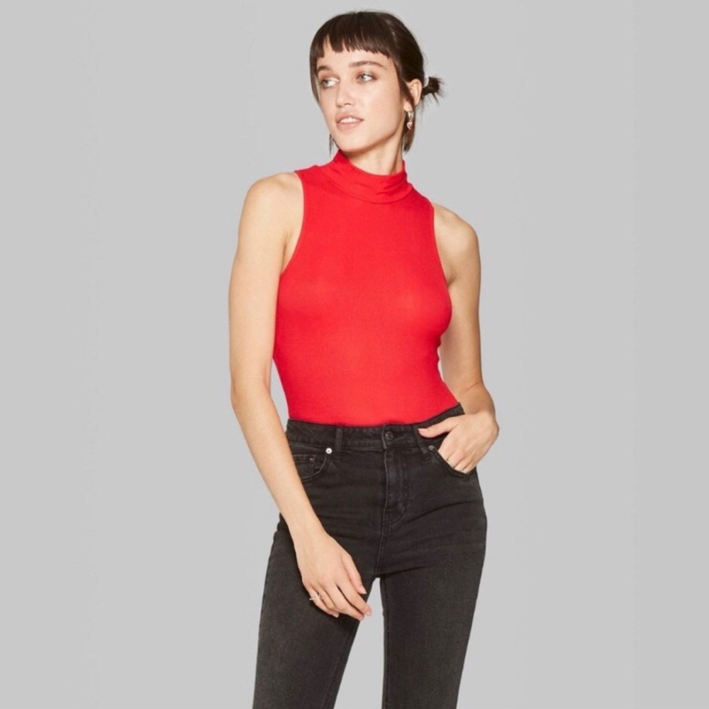 Wild Fable High Neck Sleeveless Bodysuit XXL